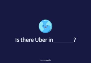 Gibt es Uber hier?