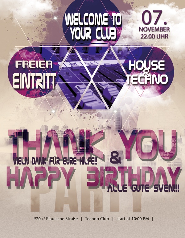 flyer thank you