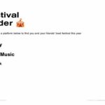 Festival Finder PWA