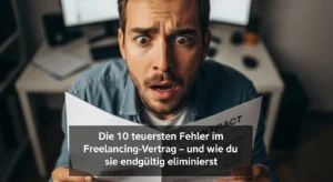 10 teuersten Fehler im Freelancing Vertrag - Featured Image